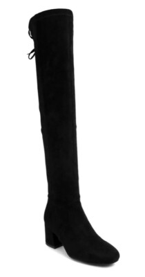 Sugar Womens Ollie Size 9.5M Black Tall Over-The-Knee Microsuede Boots ...
