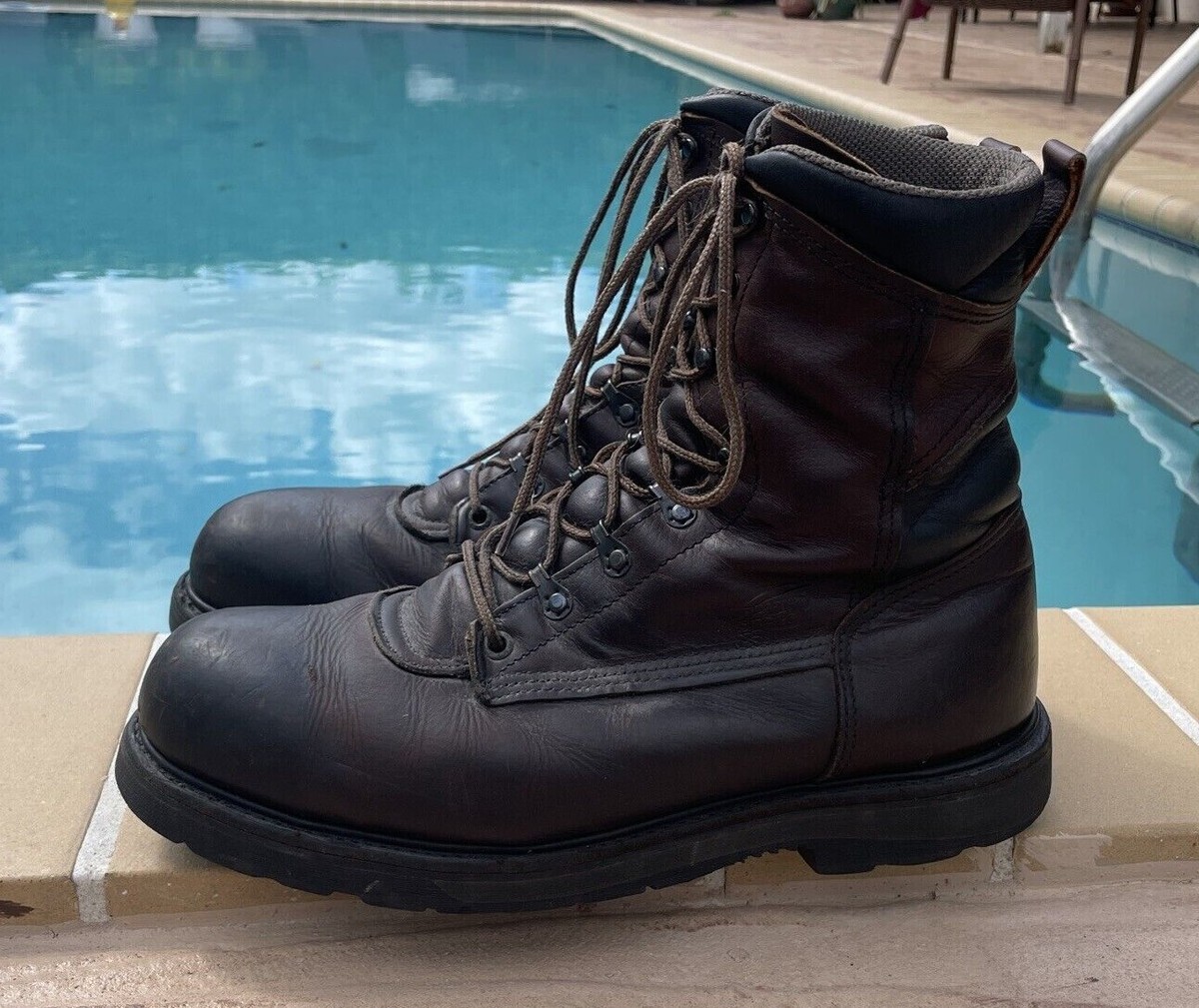 Red Wing Shoes ASTMF-2413-05 Brown Leather Safety Toe Work Red Wing Shoes ASTMF-2413-05 Brown Leather Safety Toe Work