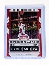 2020-21 Contenders DP Variations Conference Finals Ticket #19 Paul George /75
