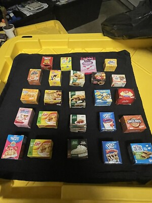 Zuru Mini Brands Lot Of 24 Eggo Pop Tarts Cheez Its Apple Jacks Rice Krispies