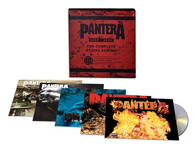 PANTERA - COMPLETE STUDIO ALBUMS 1990-2000  5 CD NEU