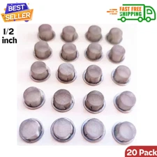 20 Pack Stainless Steel Pipe Screens 1/2 inch Metal Bowl Screen for Pipes ...
