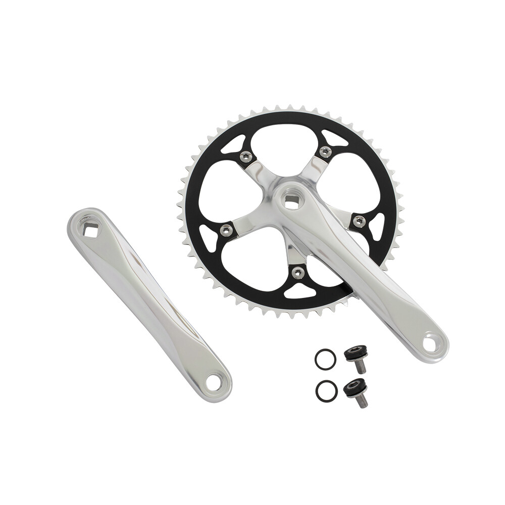 PRO+ ALLOY 52 TEETH 540 TRACK CRANKSET 175MM LONG BLACK TITA