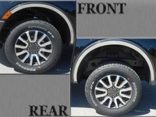Fender Wheel Well Accent Trim Stainless Chrome 4pcs For Ford Ranger 2019-2020