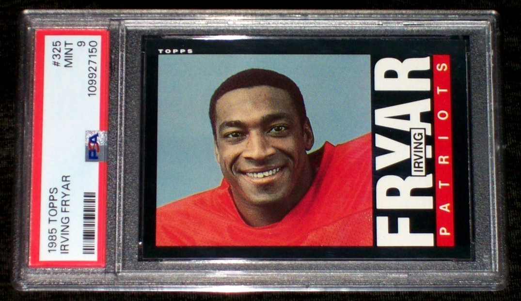 1985 Irving Fryar rookie #325 Topps PSA 9 New England Patriots