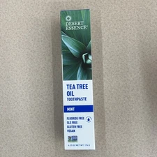 Desert Essence - Natural Tea Tree Oil Toothpaste - 6.25 oz Mint