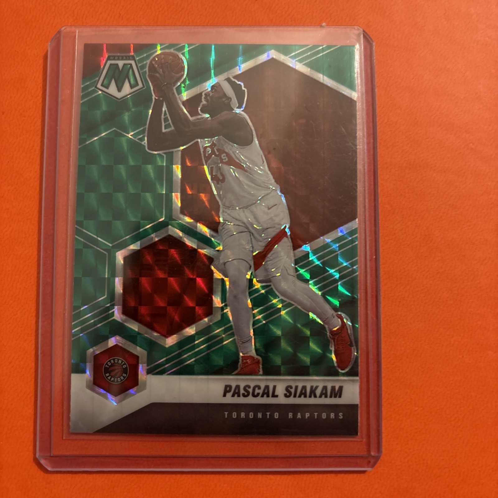 2020-21 Panini Mosaic - Pascal Siakam #70 Green Mosaic Prizm