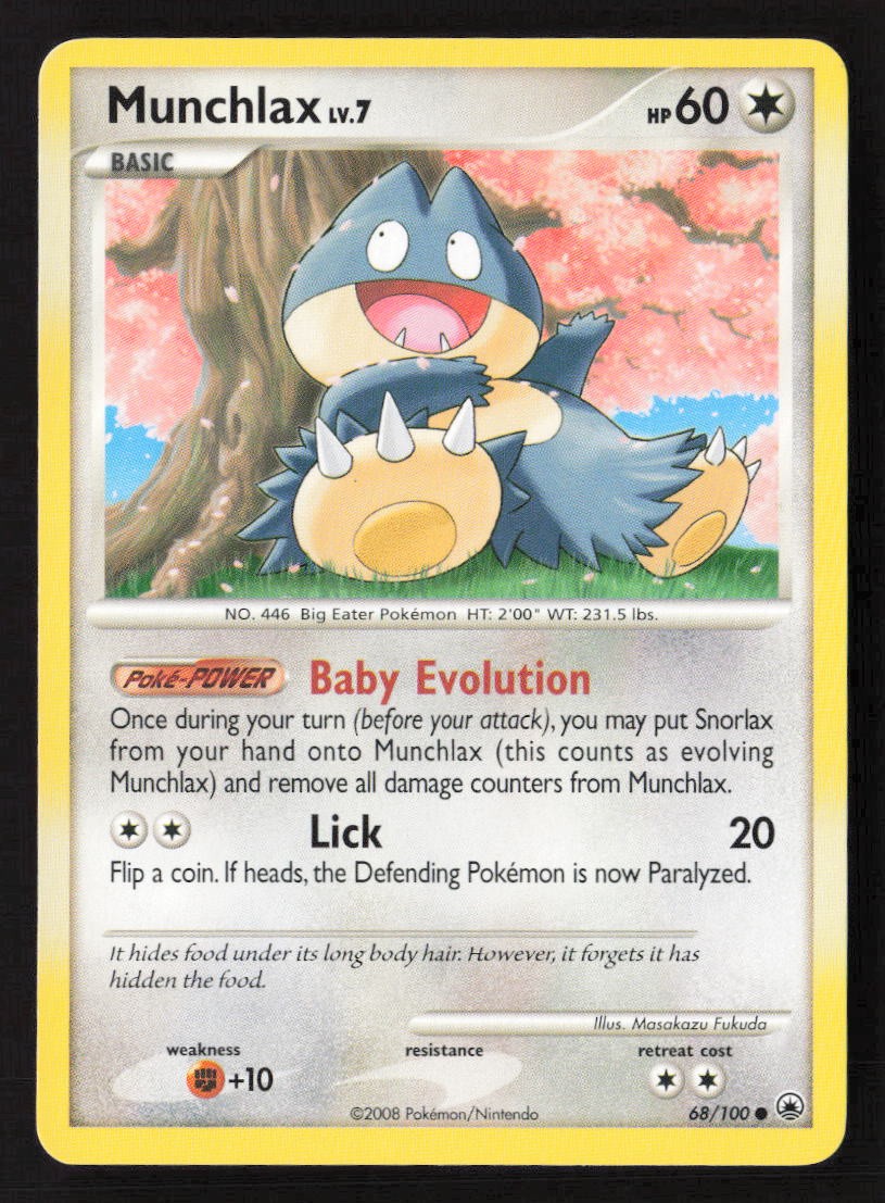 Munchlax Common Majestic Dawn 68/100 NM