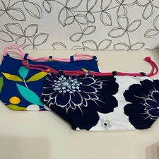 Japanese bag floral pattern colorful