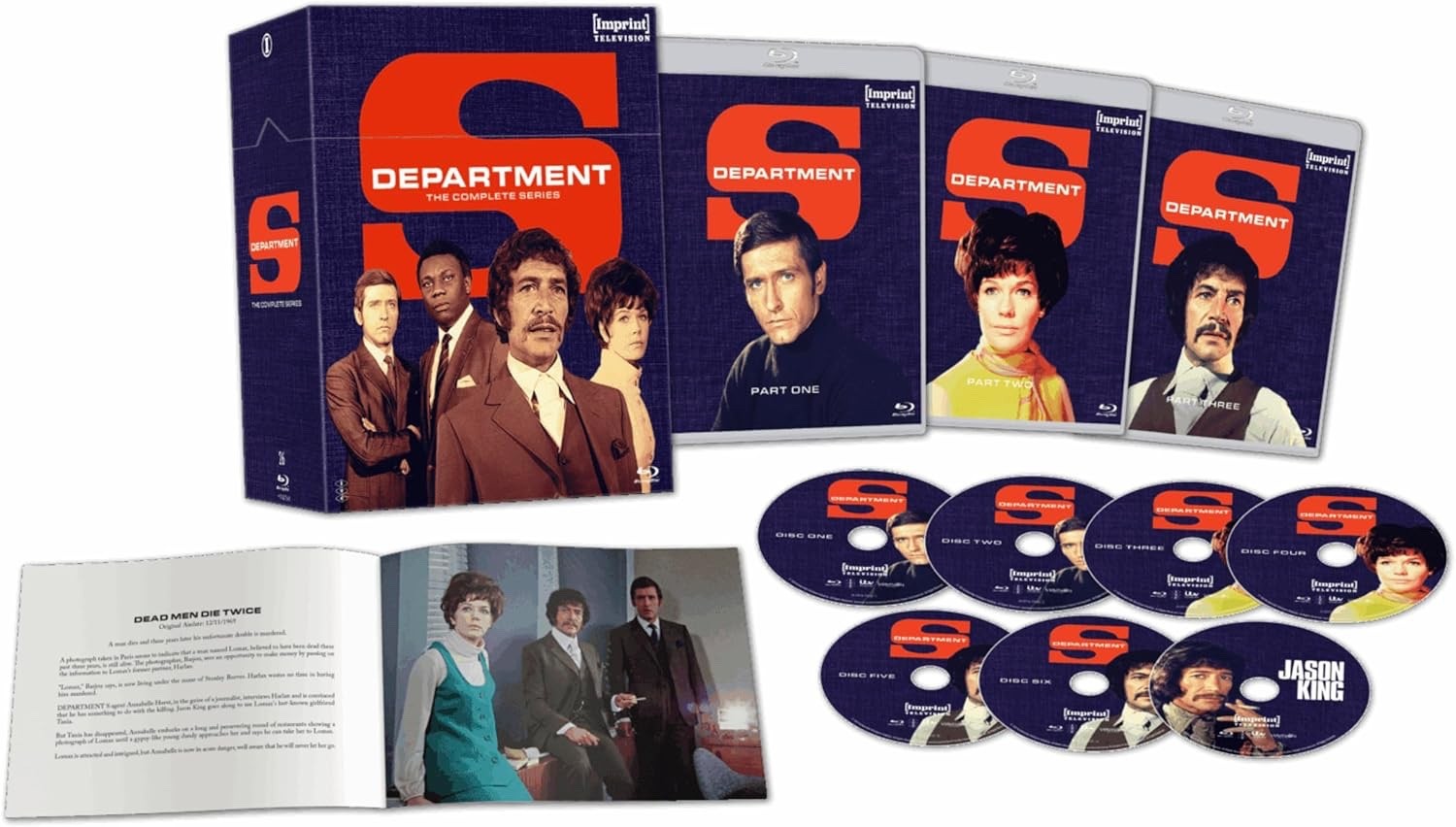 Department S - Complete Series (1968 – 1969) Blu-Ray Imprint Limited Edition New