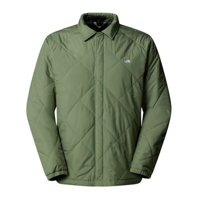The North Face Herren Afterburner Insulated Jacke (Bark Mist/TNF Black) (M)