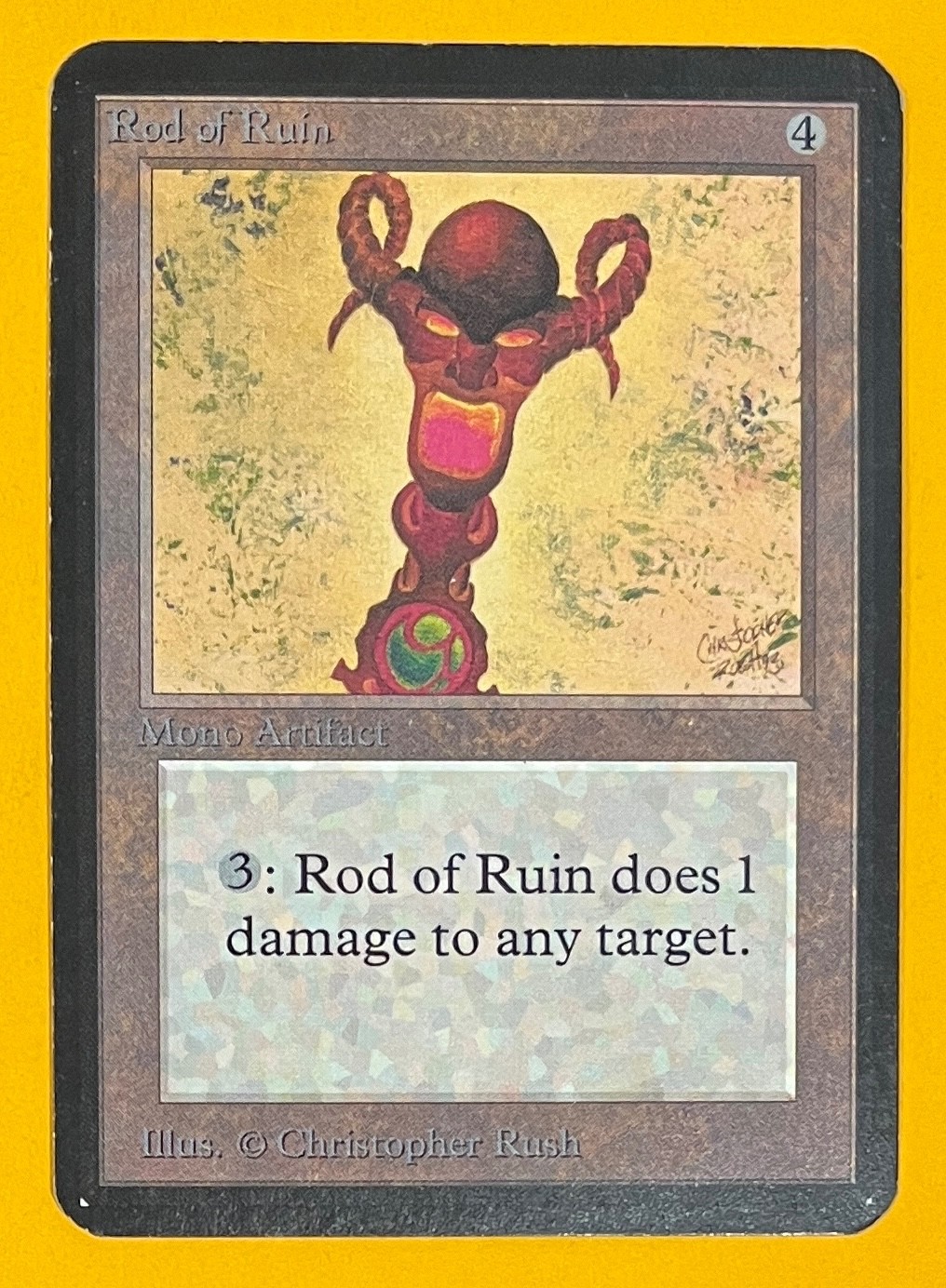 MTG ROD OF RUIN Alpha (OldManMTG 013-020)