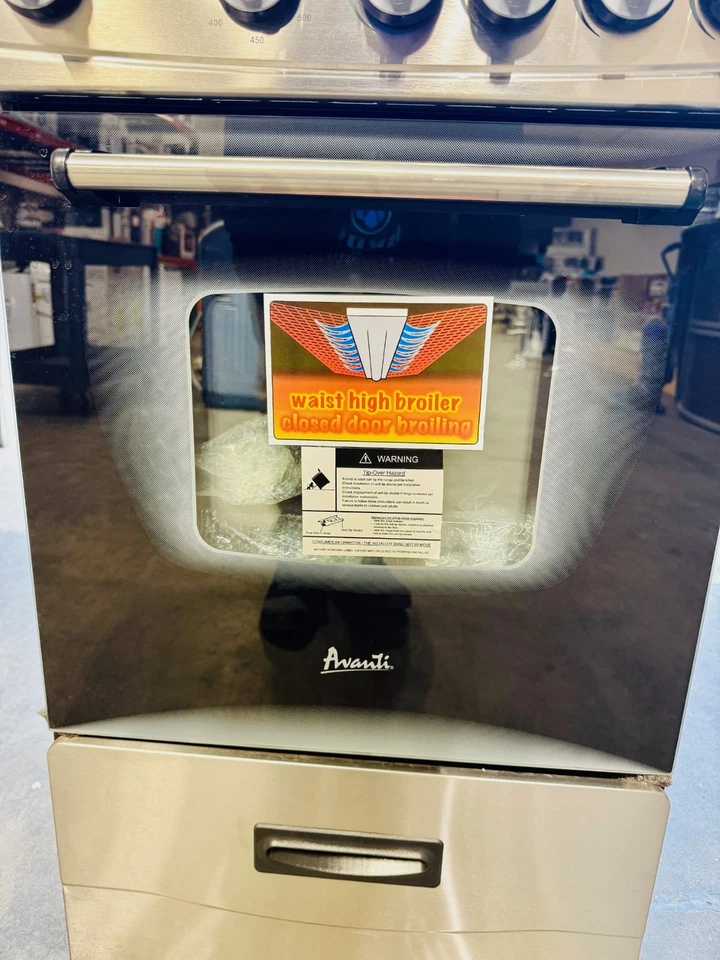 Avanti Estufa de Gas Compacta de 20", Acero Inoxidable de 20” - Modelo de Piso NUEVO Foto 3 de 4