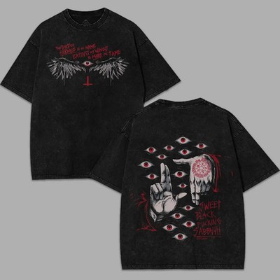 Limited Edition Alucard Hellsing Hand Signs Anime Double Printed Lightweight