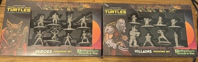 Teenage Mutant Ninja Turtles & Other Strangeness Villains/Heroes Miniature Sets