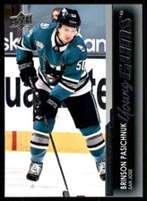 2021-22 Upper Deck Brinson Pasichnuk RC San Jose Sharks #220