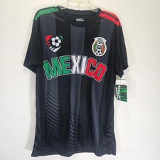 Mexico Soccer Jersey Fast Action Mens  Green Red White De Futbol Asoc Logo