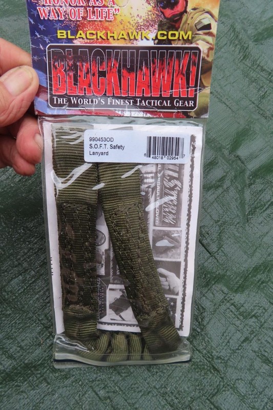 BLACKHAWK TACTICAL SAFETY LANYARD S.O.F.T OD GREEN NIP