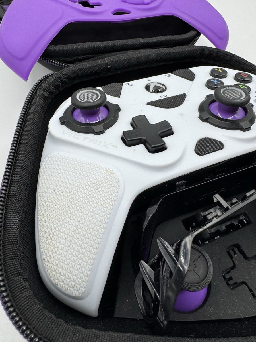 PDP Victrix Gambit Xbox Controller Swappable Faceplate White