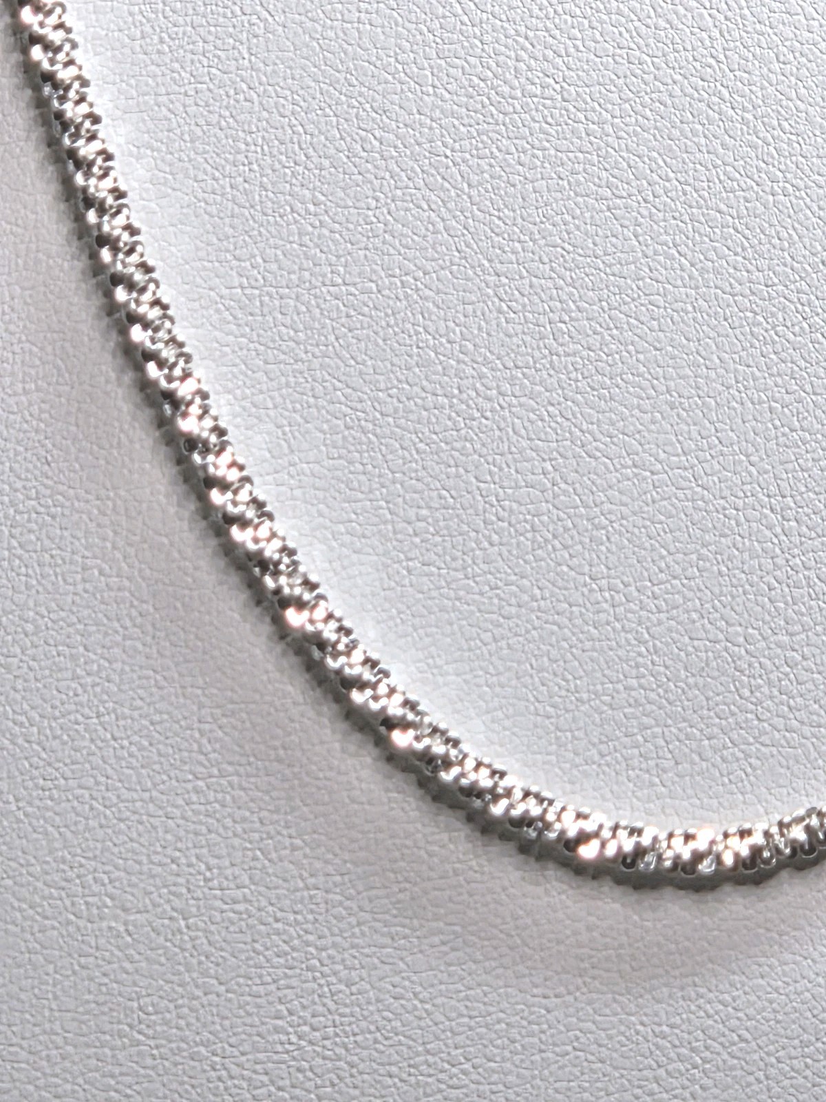 Solid 925 Sterling Silver Diamond Cut Sparkle Rop… - image 4