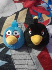 Angry Birds Plush Toys Commonwealth 2011 Set Of 2 READ