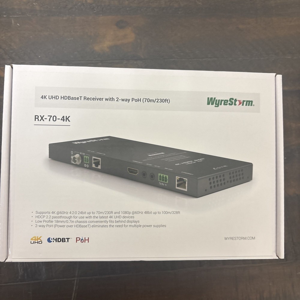 WyreStorm EX-70-H2 70M 4K60 HDBaseT Extender