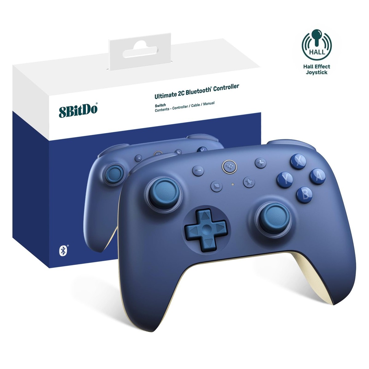 8Bitdo Ultimate 2C Bluetooth Controller Hall Effect Joystick