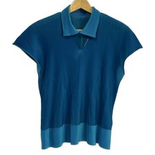 PLEATS PLEASE Blue Gray Light Blue Women's Cutsew