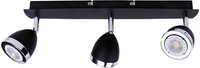 Chrom Schwarz Matt Moderne Spot Strahler Reflektor 3X35W/Gu10 IP20 10X42X7 [Cm]