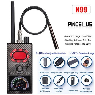 K99 Hidden Camera Detector Bug GSM GPS Detector RF Signal Finder Safeguards NEW