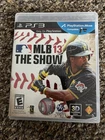 PlayStation 3 MLB 13 The Show Sports Game Manual Included Used/Working
