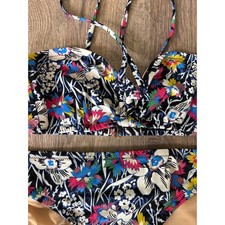 J. Crew Floral Bikini Set XS
