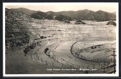 Ansichtskarte Bingham, UT, Utah Copper Surface Mine 
