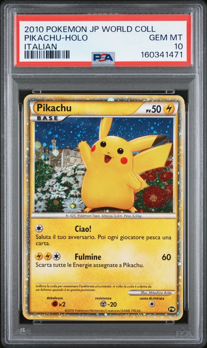 Pikachu Pokémon TCG Professional Sports Authenticator (PSA