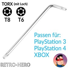 Schraubenzieher Schraubendreher TORX 6 8 für Sony PlayStation 3 4 PS4 PS3 T6 T8