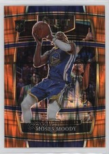 2021-22 Panini Select Concourse Orange Flash Prizm Moses Moody #62 1i5t