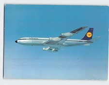 Postcard Lufthansa Boeing 707 Intercontinental Jet