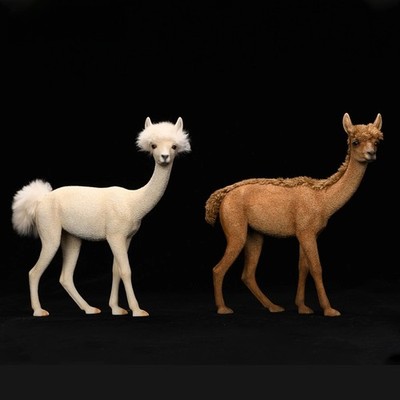 1/6 Scale Alpaca Model Animal Figure for 12'' Figures Prop Sence Ornament  