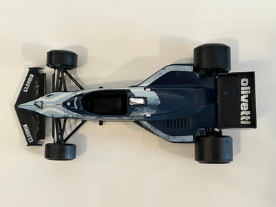 Vintage Burago Brabham BT 52 Race Car Toy Collectible 1:24 Scale