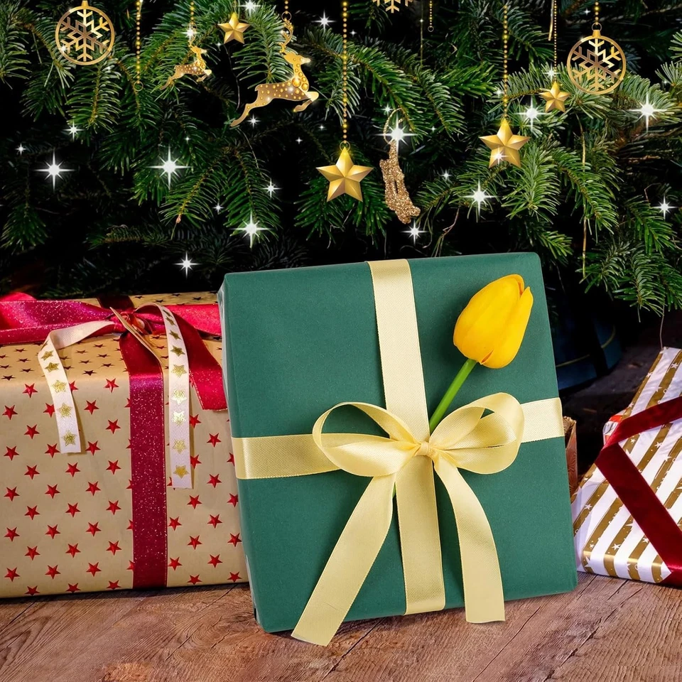 36" x 2400" 200' Green Wrapping Paper Roll, Kraft Paper Roll for Fathers Day/... - Image 3 of 4