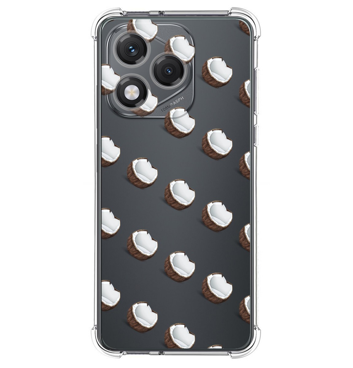 Custodia In Silicone Antishock Per Huawei Honor 400 Lite 5G Design Cocos Disegni