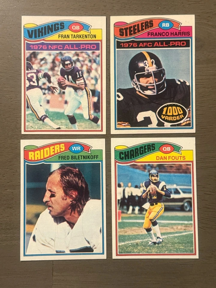 1977 TOPPS FOOTBALL #201-400 EXNM COMPLETE YOUR SET FREE SHIPPING - Image 3 of 4