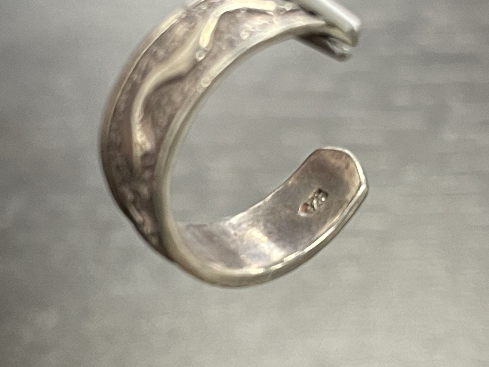 sterling silver adjustable toe ring 925 - image 5