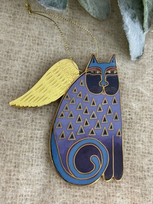 Laurel Burch Ornament Bradford Editions Alicia Fantastic Angeli-cats A00307 2001