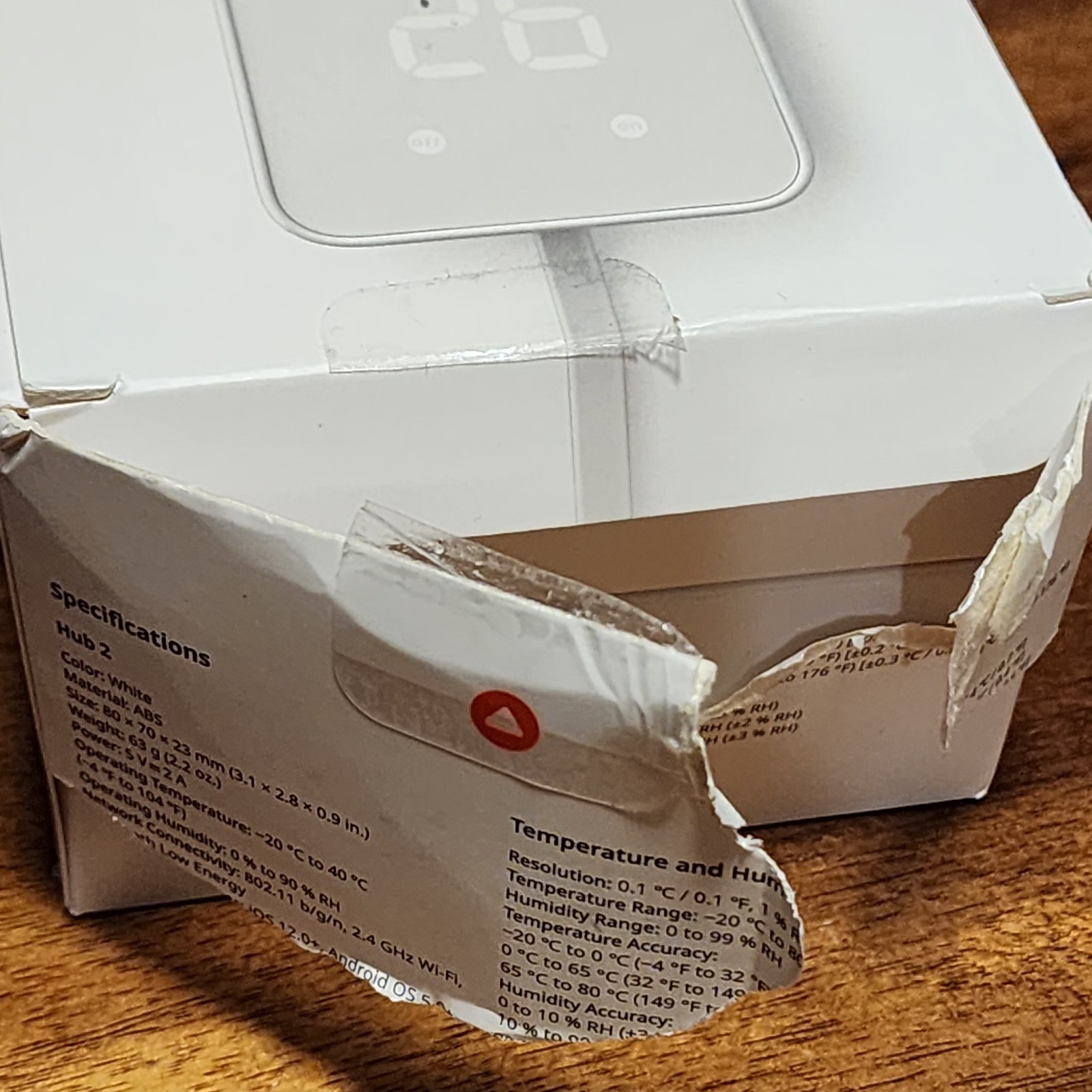 SwitchBot Hub 2 2nd Gen WiFi Thermometer Hygrometer ~ NEW With DAMAGED BOX 