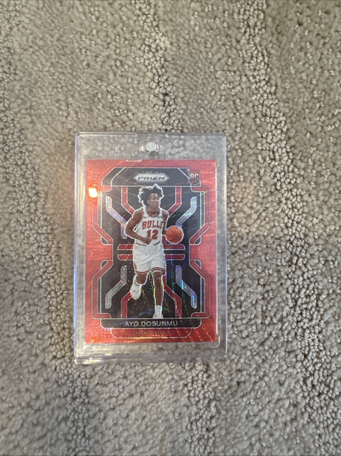 2021-22 Panini Prizm - Ayo Dosunmu #271 Ruby Wave Prizm (RC)