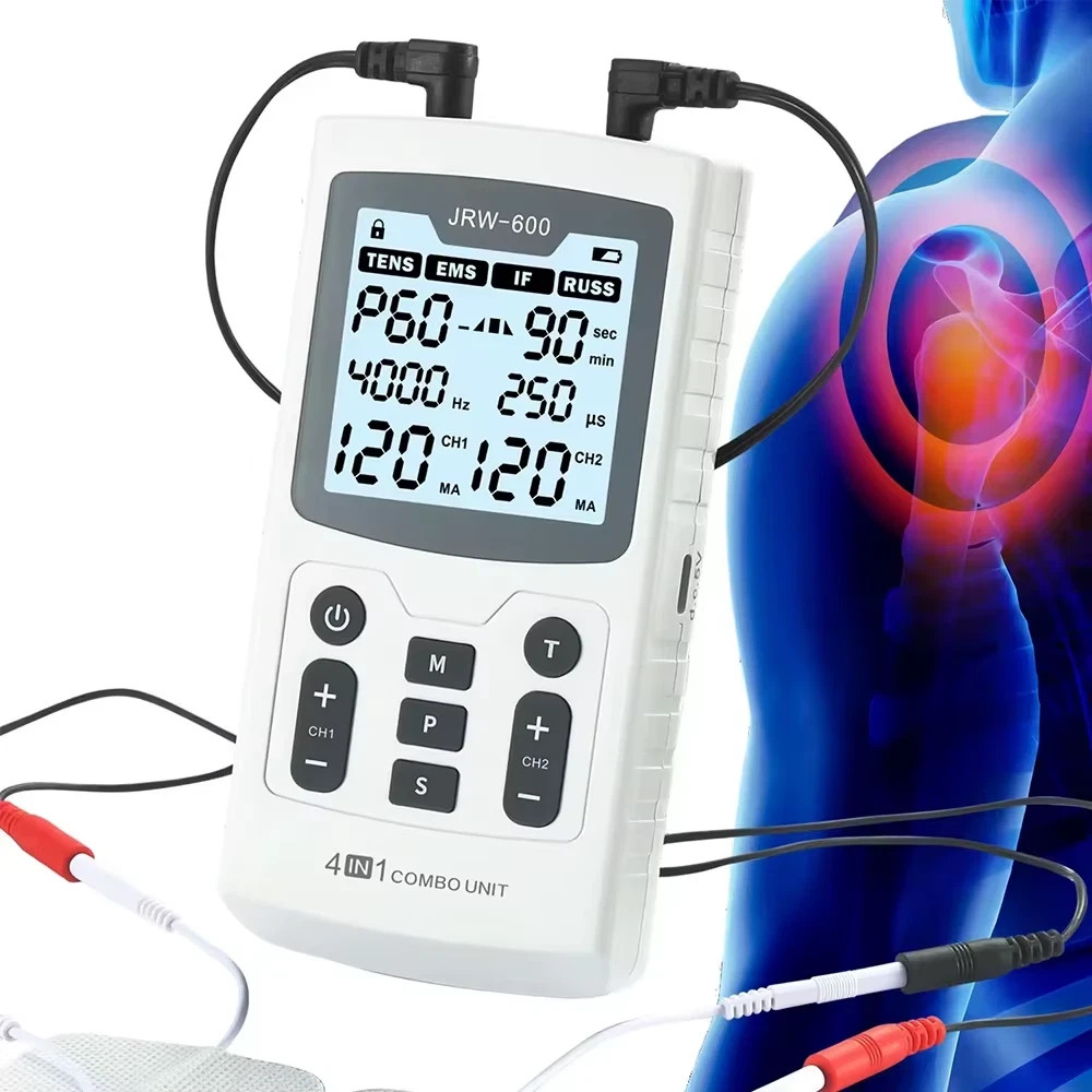 Elettrostimolatore RUSS EMS TENS 4in1 - Potenziamento Muscolare Pro