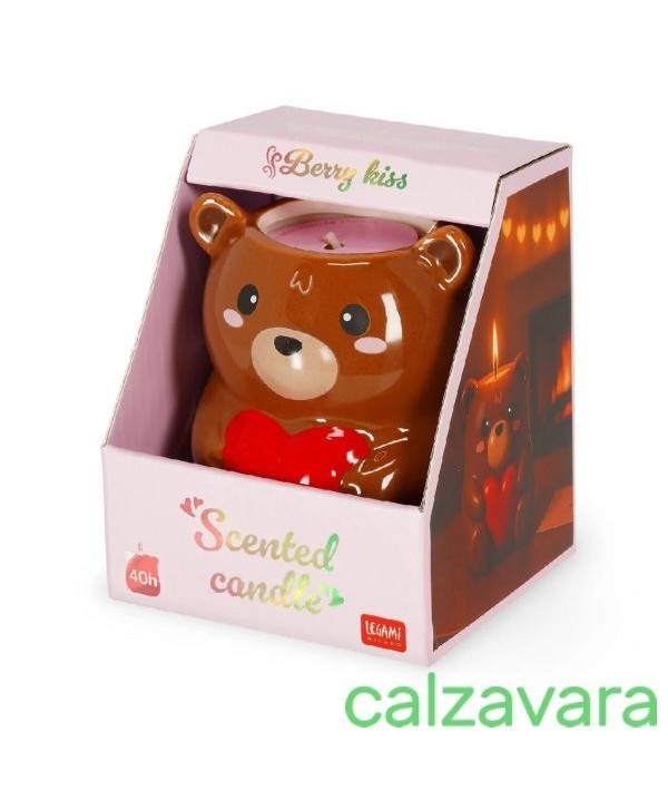 Legami - Candela Profumata Love Is In The Air - Teddy Bear - Scented Candle - Immagine 3