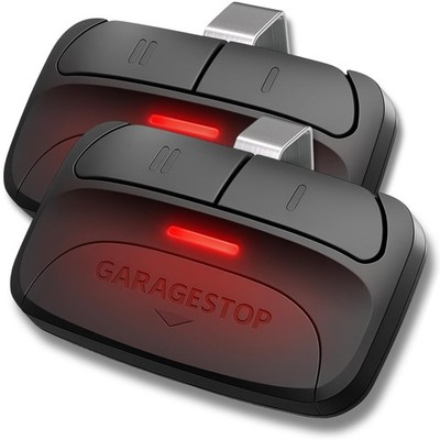 2X Garage Door Opener Remote 375LM 375UT KLIK1U Learn Button DIP Switch 2 Doors