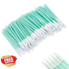 TJXSDZHT Foam Swab Sticks Teal White Lint Free 200 Pcs